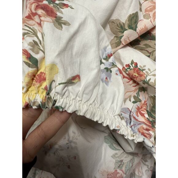 VTG 90s Ralph Lauren Full sheet set (Fitted Flat 2 Pillow Cases) Shabby cottage - Picture 4 of 9